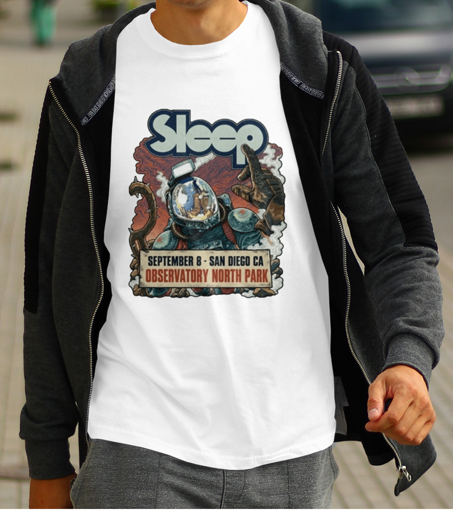 Sleep Sep 8 2026 Observatory North Park In San Diego California T-Shirt