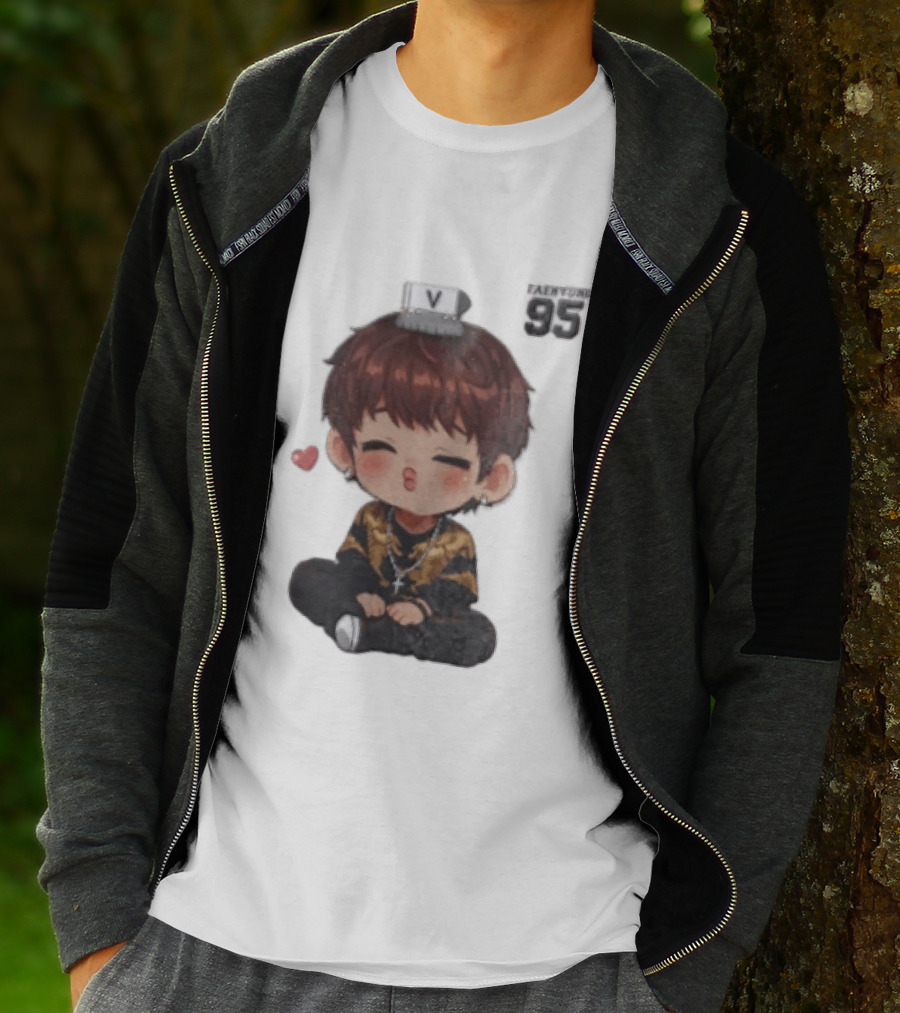 Taehyung V BTS 95 Kawaii Chibi T-Shirt