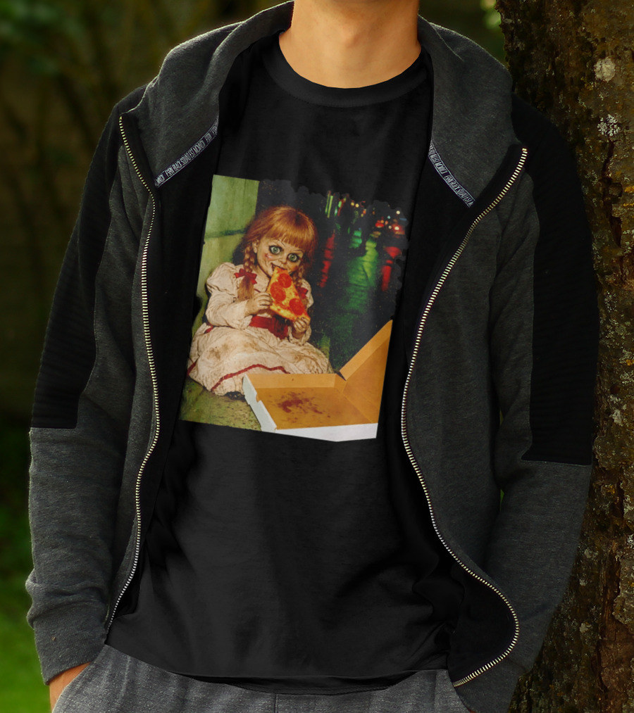 Annabelle Pizza Night Halloween T-Shirt