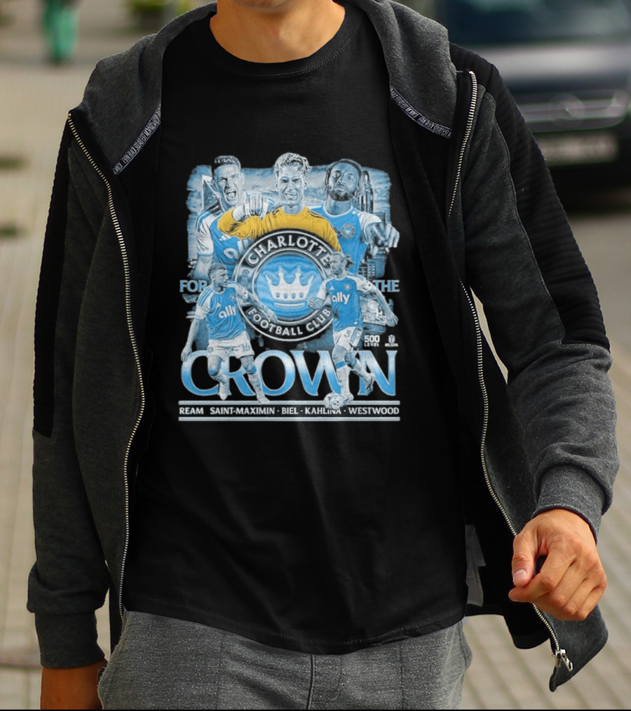 Charlotte FC 2026 Crown Ream Saint Maximin Biel Kahlina Westwood T-Shirt