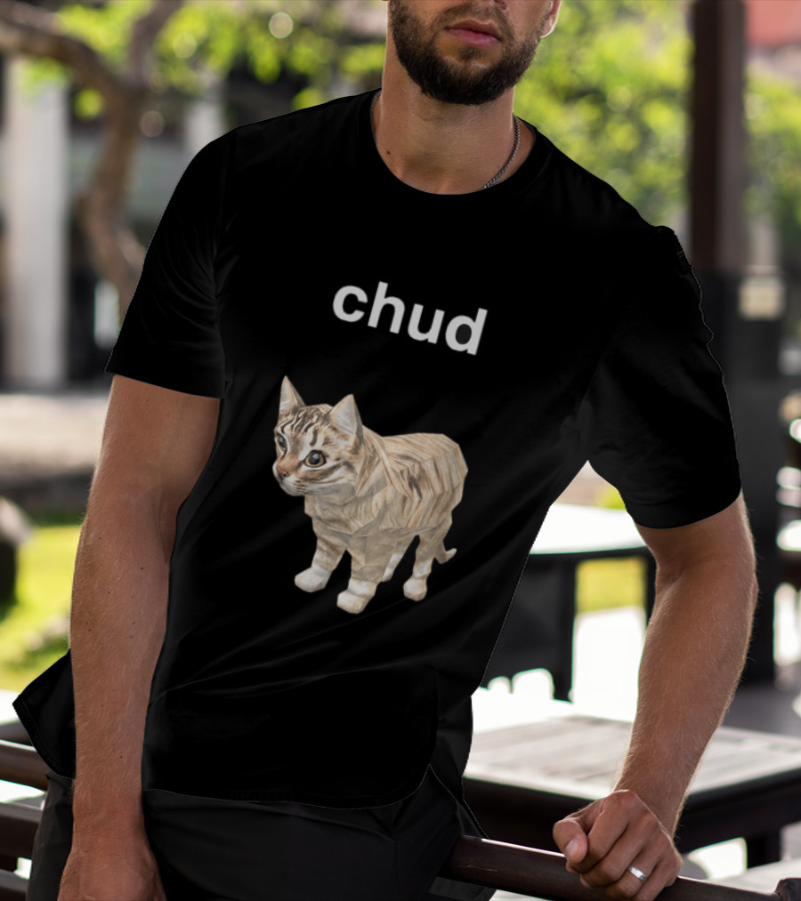Chud Cat Meme Funny Internet Culture T-Shirt