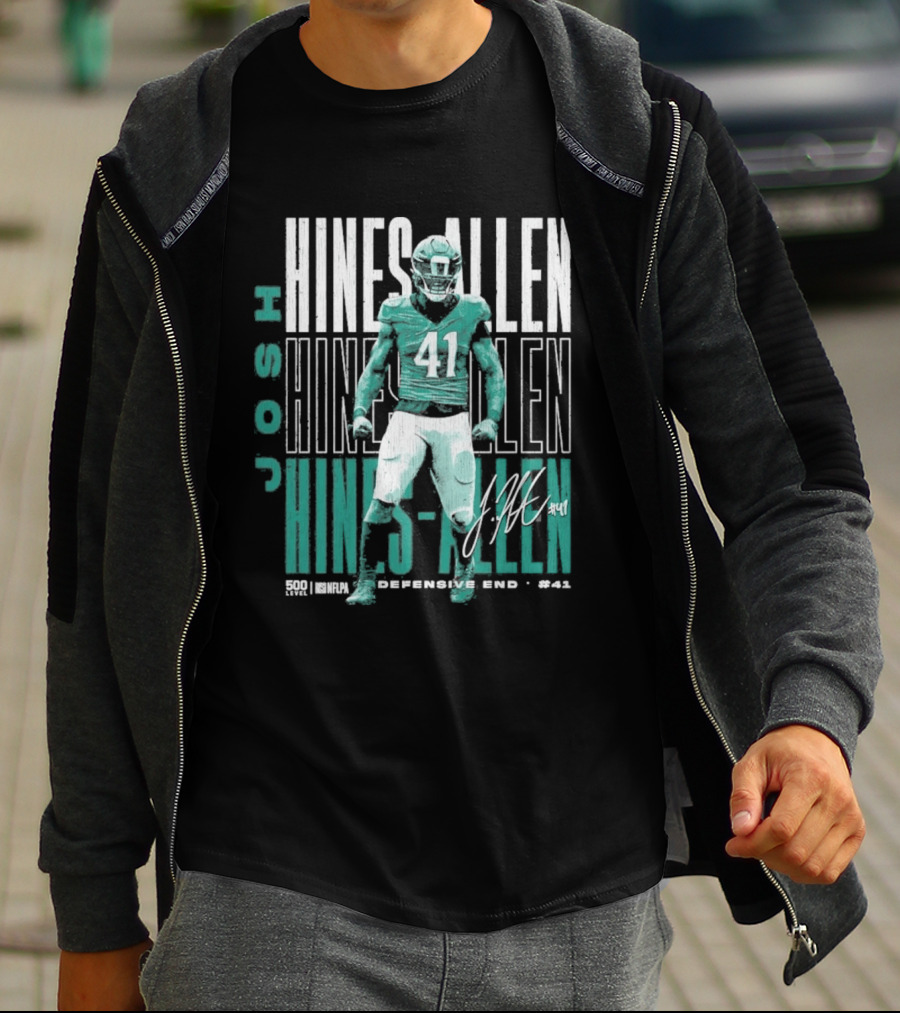 Josh Hines Allen 41 Jacksonville Football Repeat T-Shirt