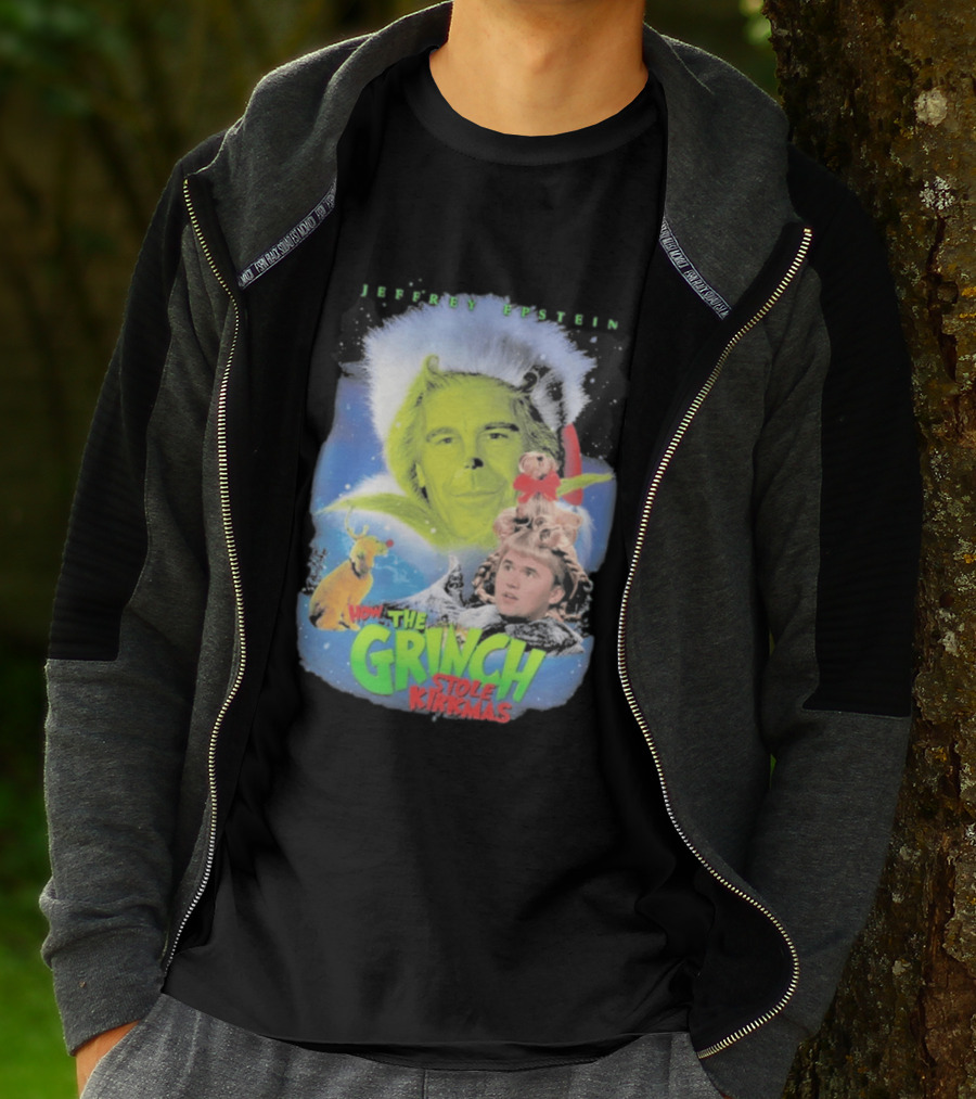 How The Grinch Stole Kirkmas Jeffrey Epstein T-Shirt
