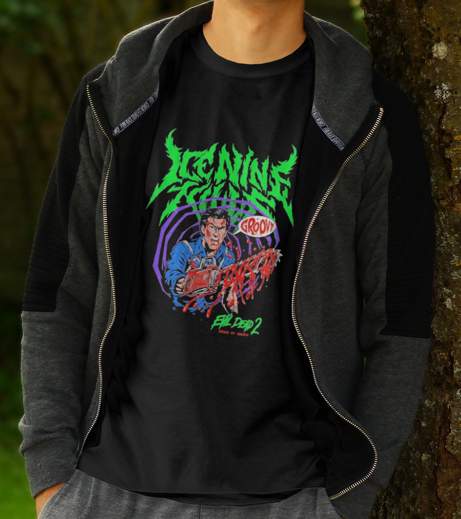 Ice Nine Kills Groovy Evil Dead 2 Blood Guts 2026 T-Shirt