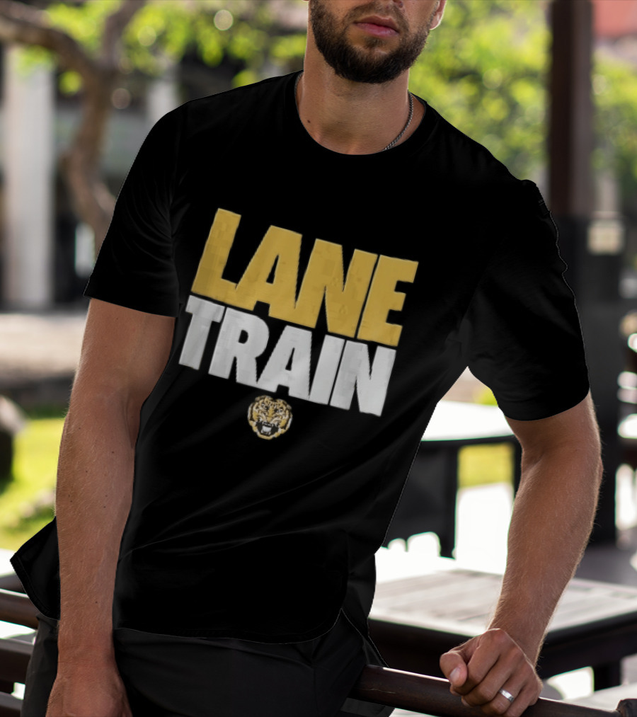 LSU Tigers NCAA Lane Train With Fierce Tiger T-Shirt