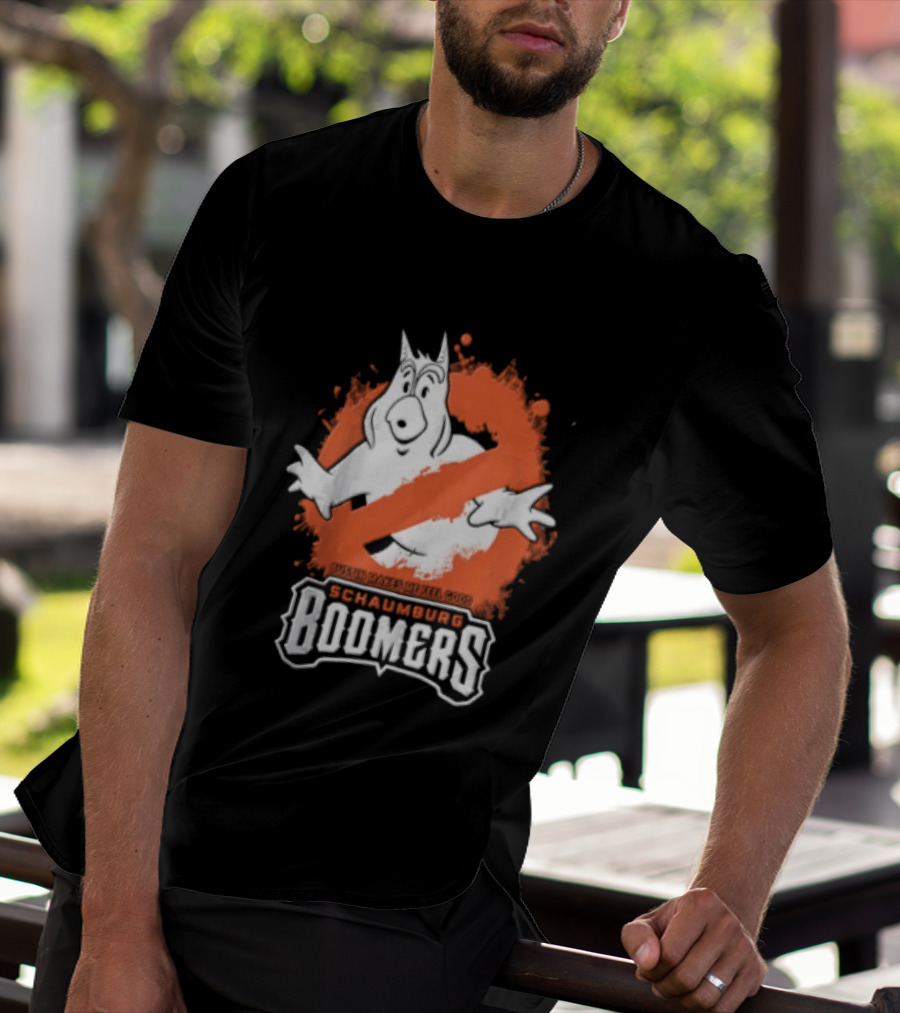 Schaumburg Boomers Bustin Makes Me Feel Good Ghostly T-Shirt