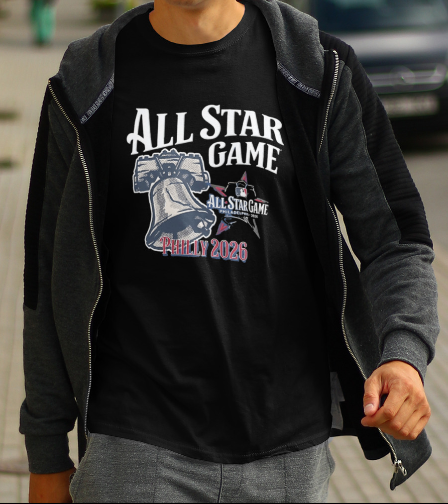 MLB Philadelphia Phillies All Star Game Liberty Bell Philly 2026 T-Shirt