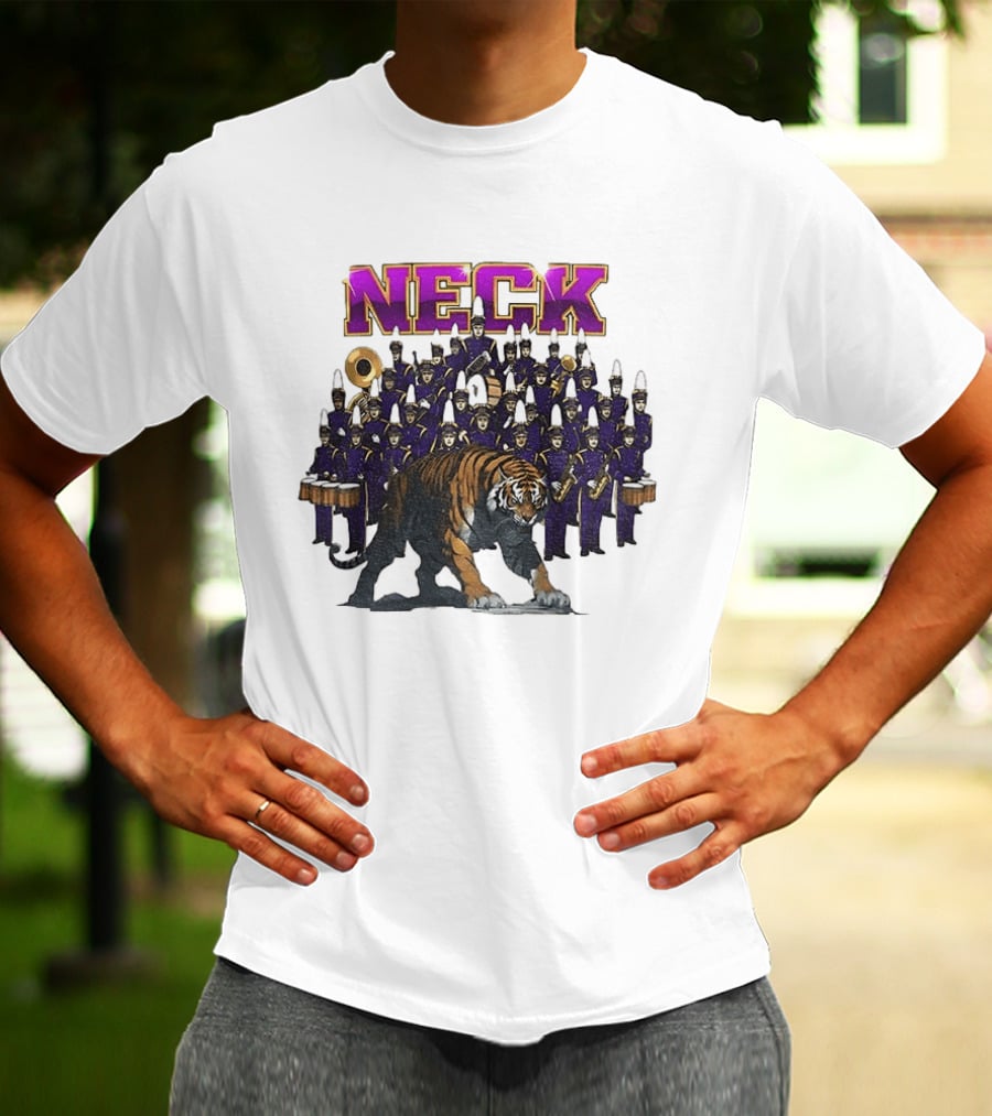 LSU Tigers Neck Marching Band Louisiana State University T-Shirt