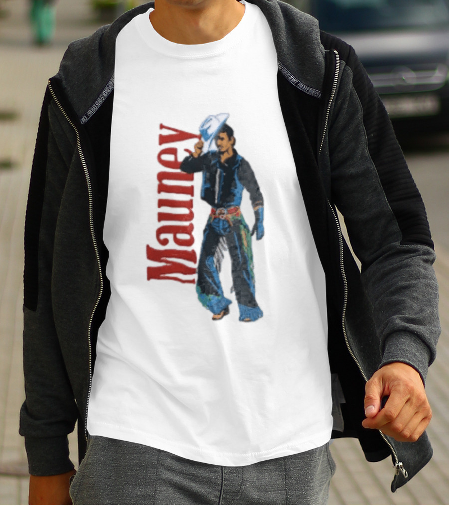 Mauney Cowboy Hat Salute Rodeo T-Shirt