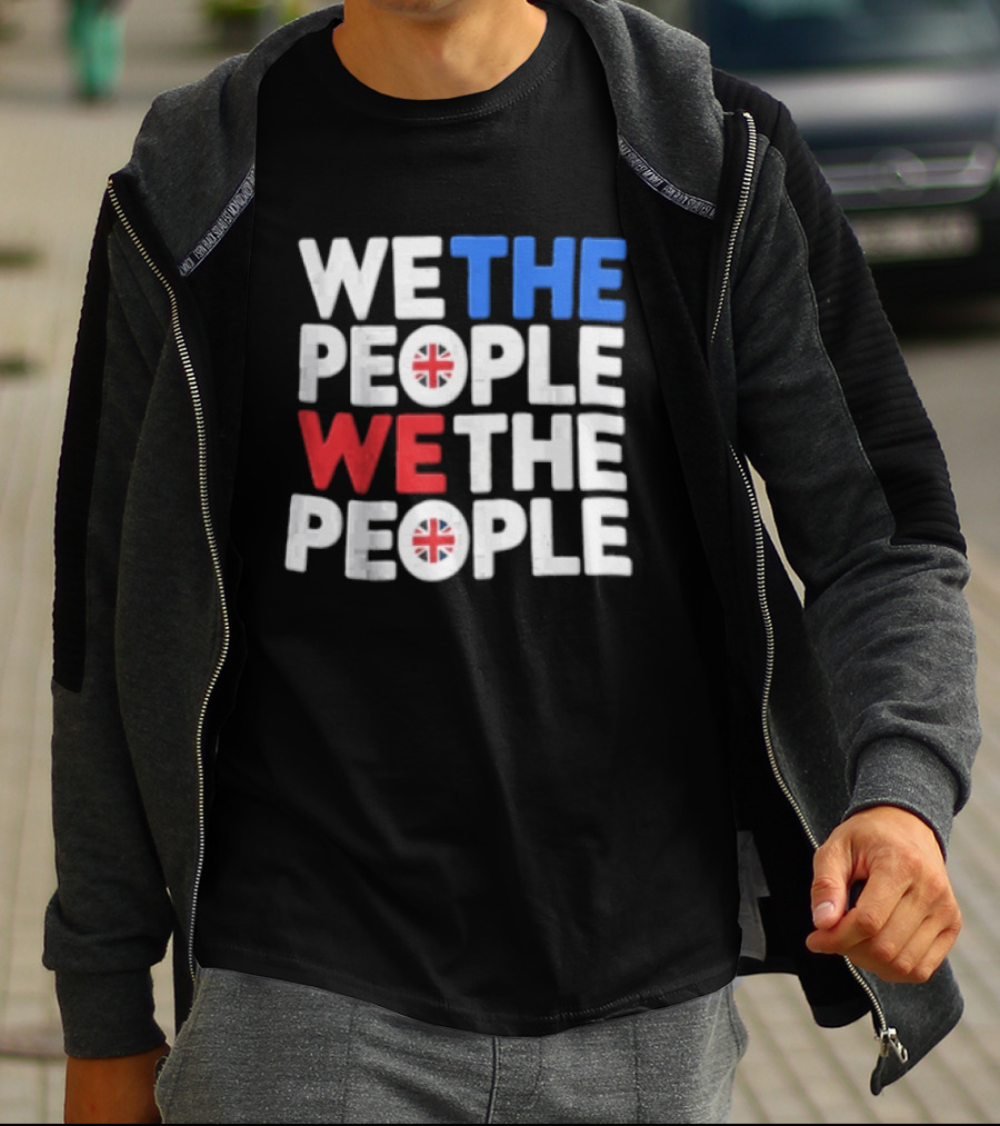 We The People UK British Flag Union Jack T-Shirt
