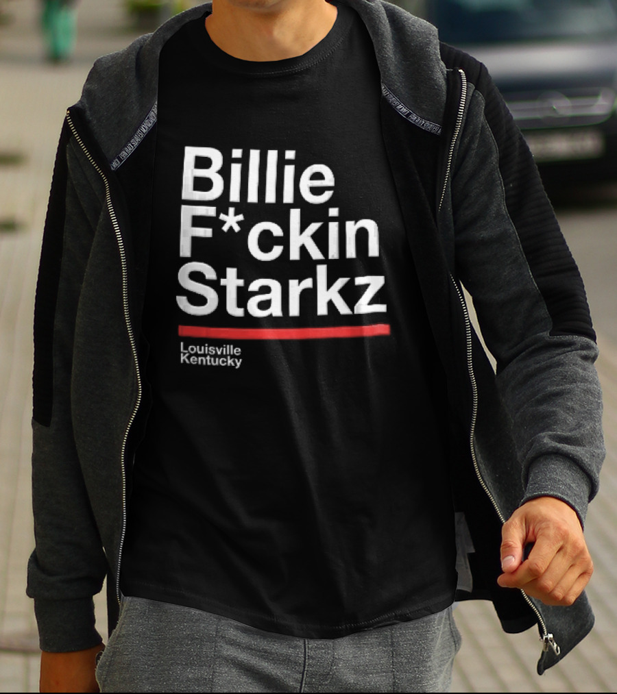 Billie F*ckin Starkz Louisville Kentucky Red Bar T-Shirt