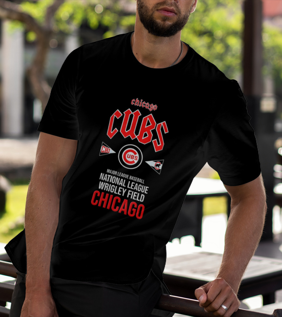 Chicago Cubs National League Wrigley Field Major League Baseball Chicago T-Shirt