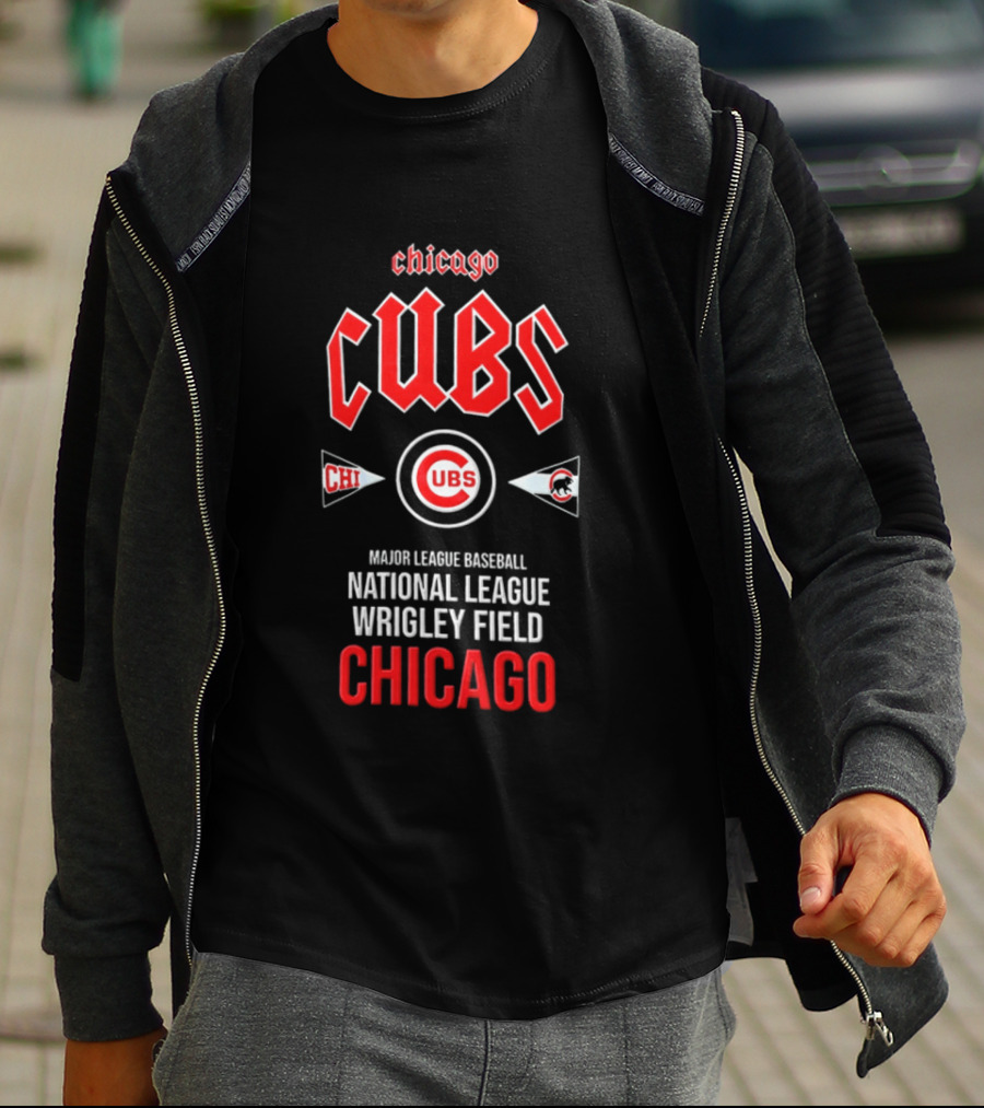 Chicago Cubs National League Wrigley Field Major League Baseball Chicago T-Shirt