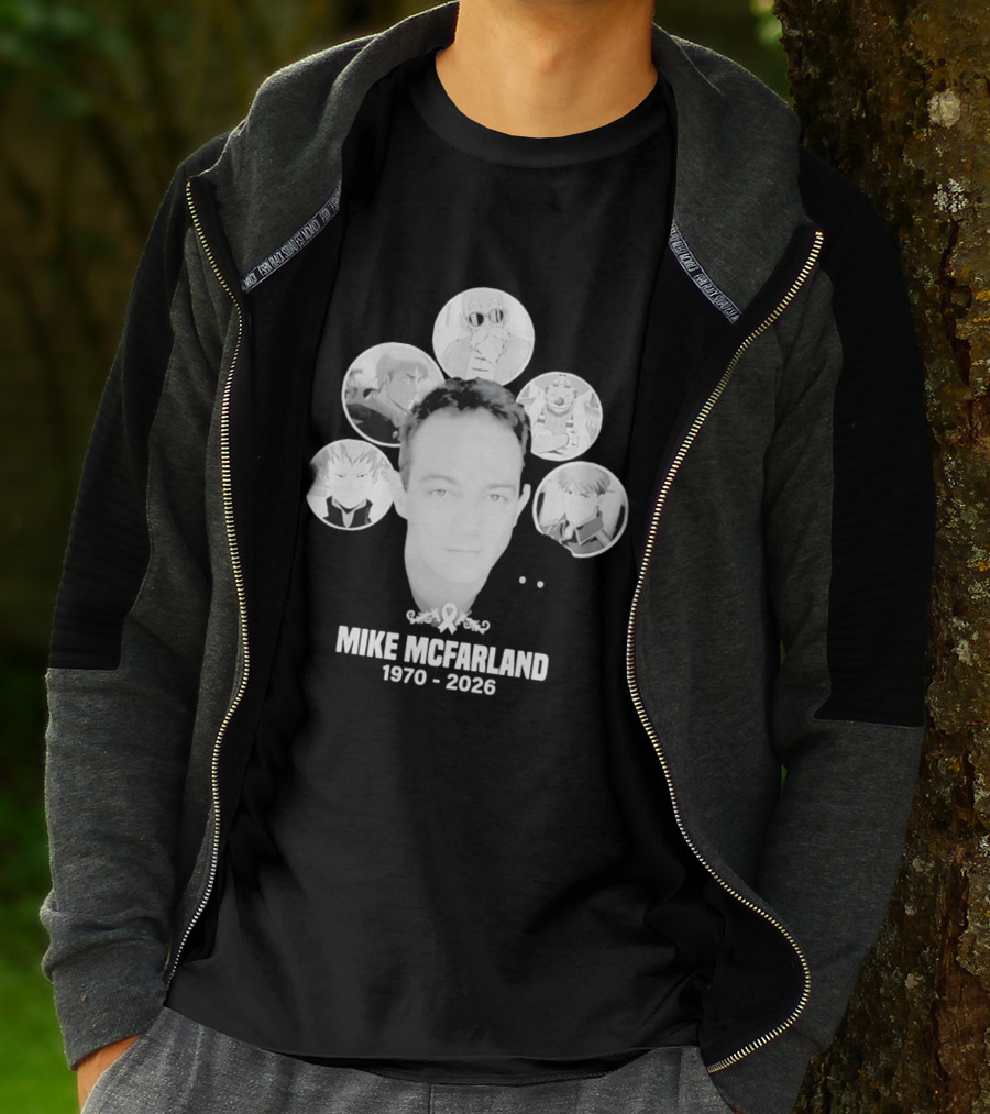 Mike McFarland 1970 2026 Anime Characters T-Shirt