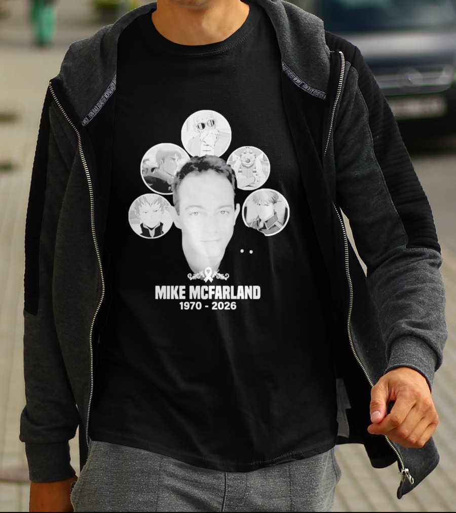 Mike McFarland 1970 2026 Anime Characters T-Shirt