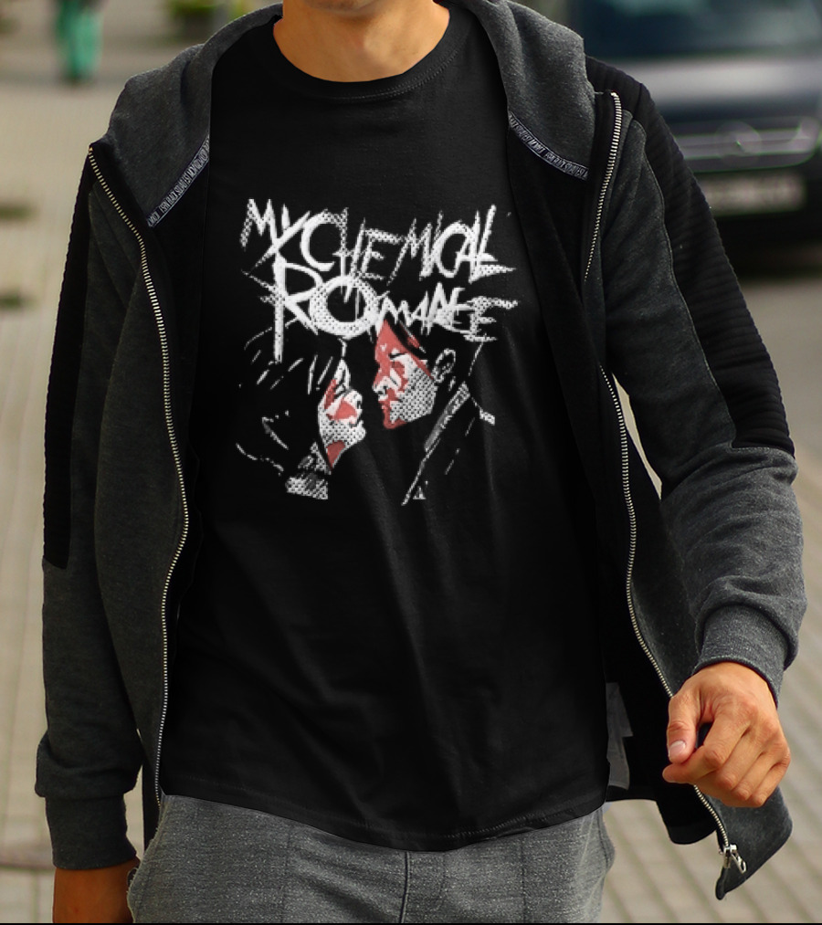 My Chemical Romance Bloody Romance Halftone T-Shirt