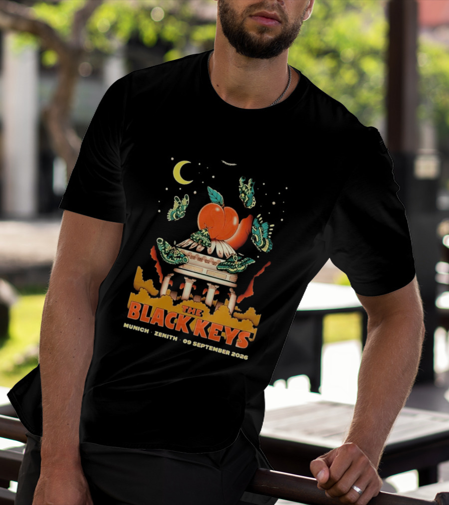 The Black Keys Peaches N Kream World Tour Munich Zenith September 2026 T-Shirt