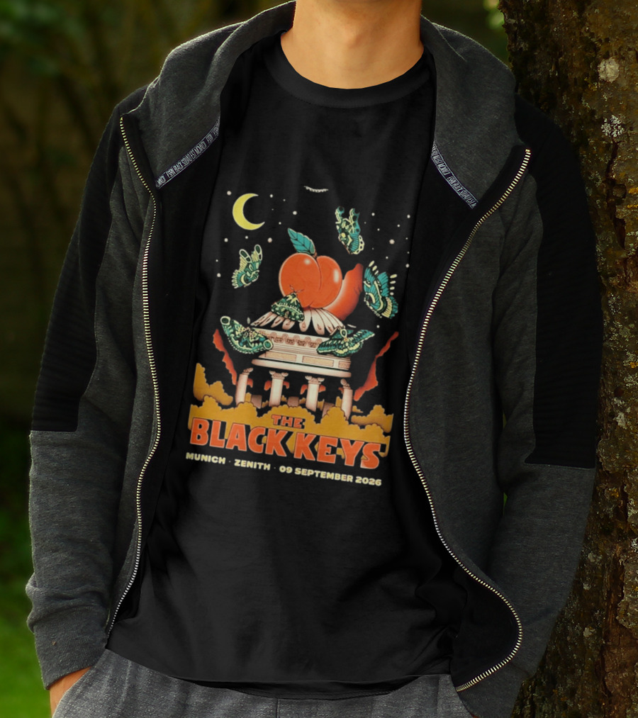 The Black Keys Peaches N Kream World Tour Munich Zenith September 2026 T-Shirt