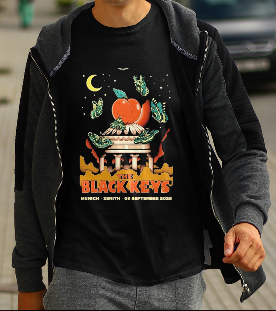 The Black Keys Peaches N Kream World Tour Munich Zenith September 2026 T-Shirt