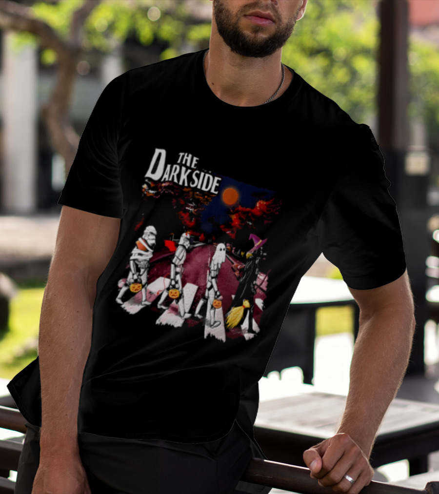 The Dark Side Star Wars Stormtroopers Darth Vader Halloween Pumpkin Parade T-Shirt