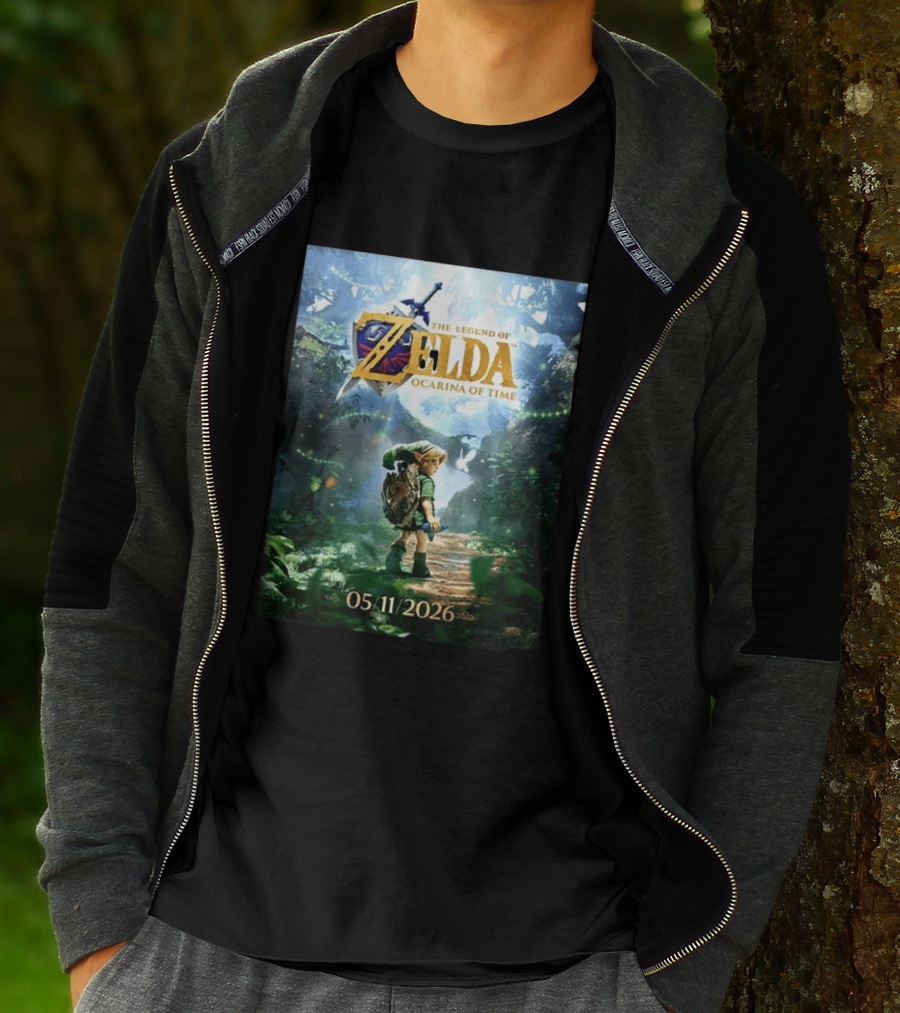 The Legend Of Zelda Ocarina Of Time 05/11/2026 Nitendo Switch 2 Release T-Shirt