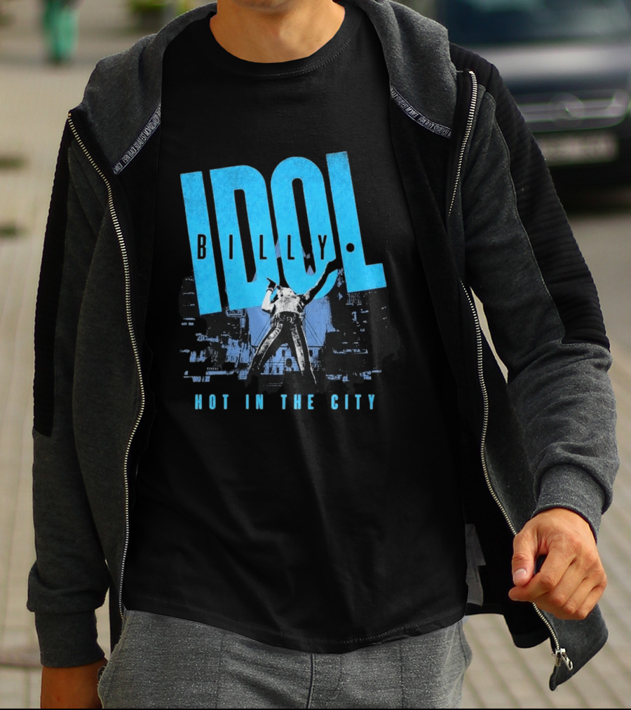 Billy Idol Hot In The City Las Vegas Show 2026 T-Shirt