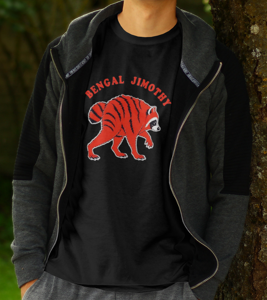 Bengal Jimothy Raccoon Cincinnati Bengals Fan T-Shirt