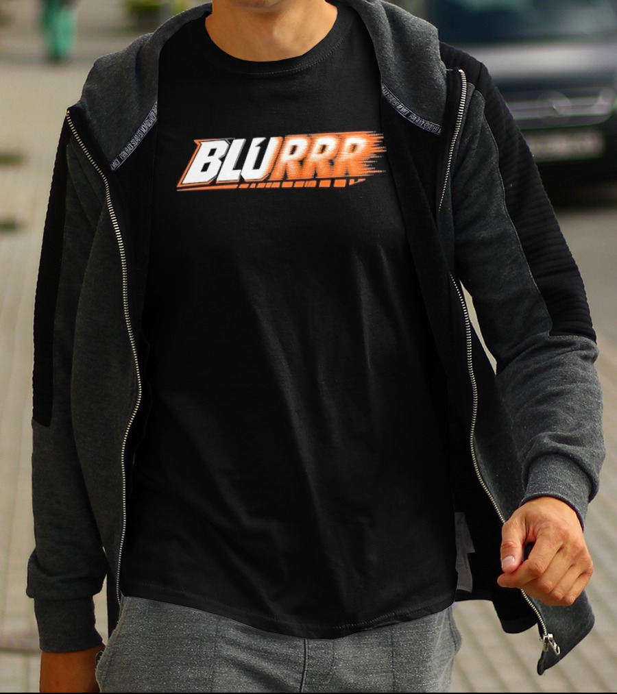 Cincinnati Bengals Blurrr Football T-Shirt
