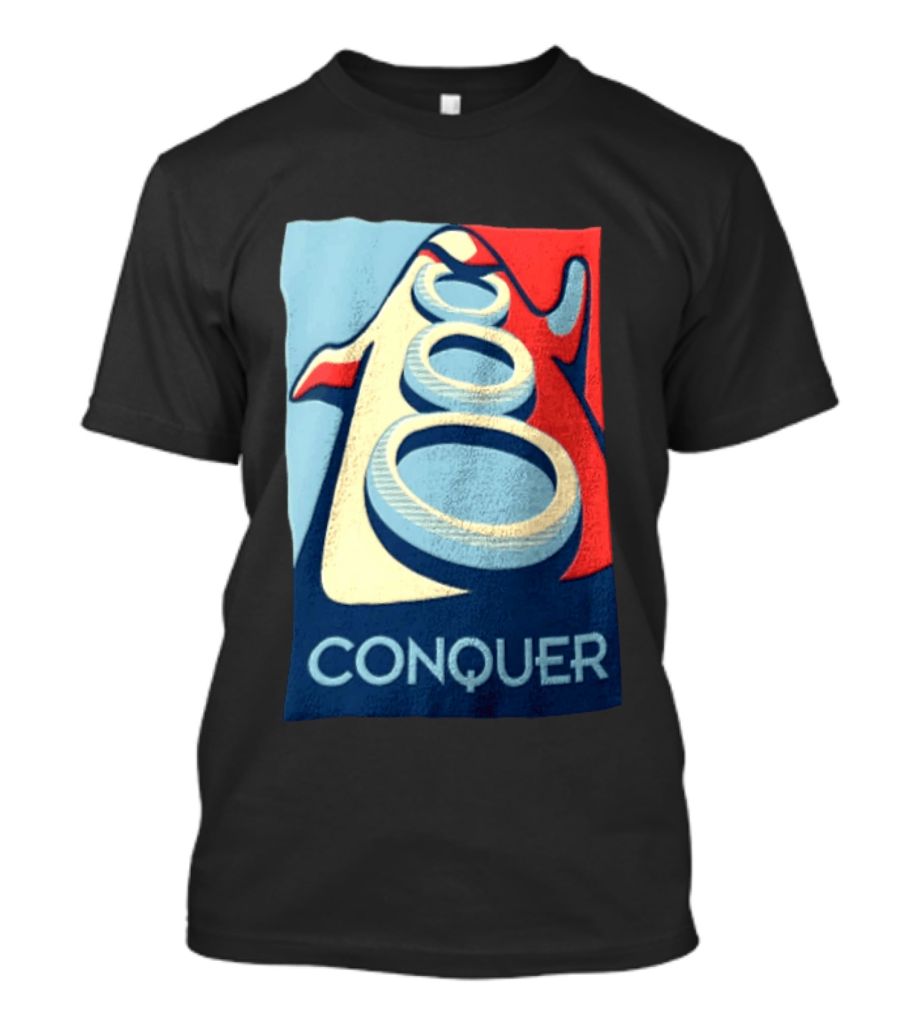 Conquer Penguin Three Rings T-Shirt
