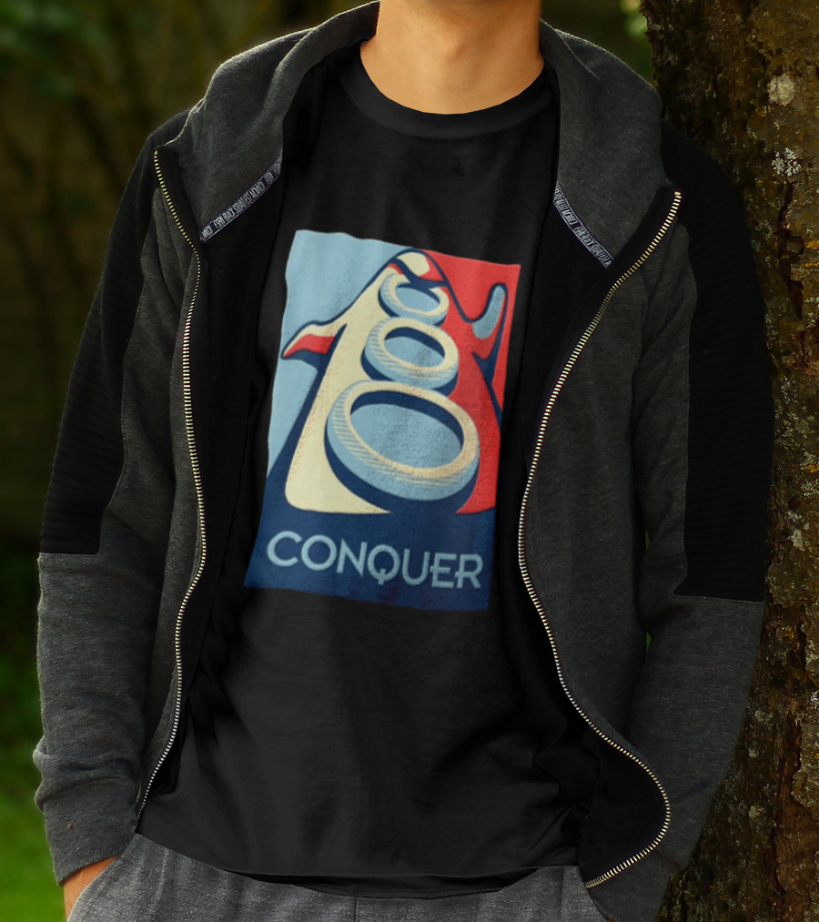 Conquer Penguin Three Rings T-Shirt