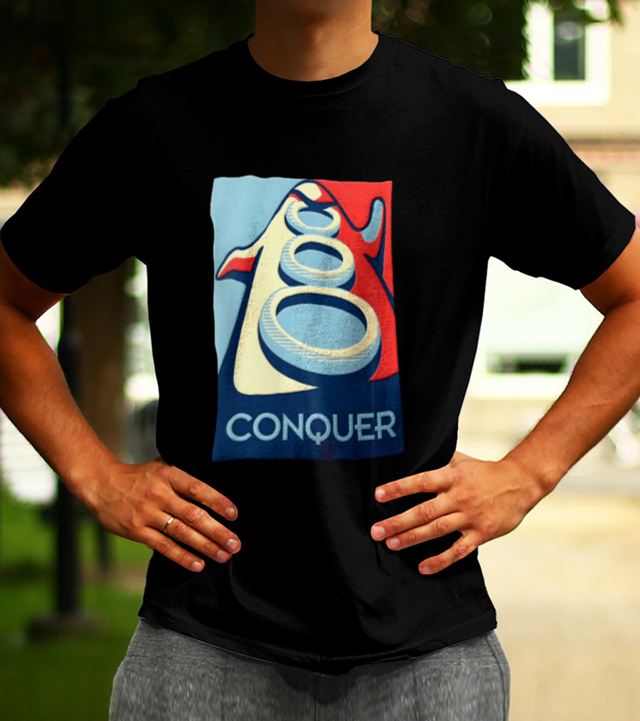 Conquer Penguin Three Rings T-Shirt