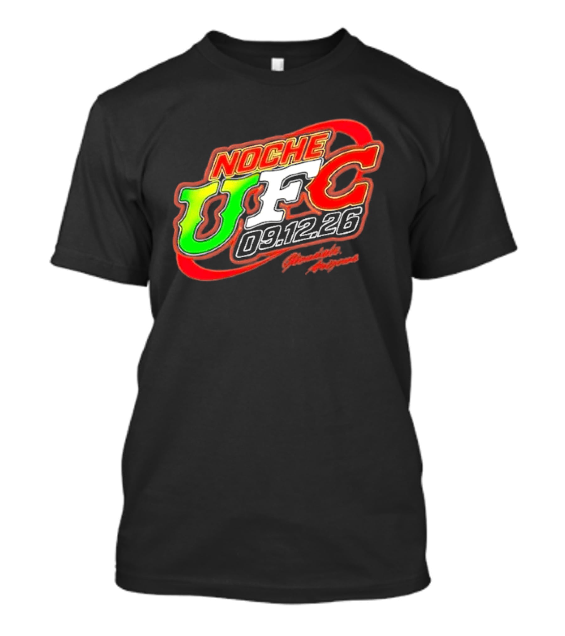 Noche UFC Salsa Verde 09.12.26 Glendale Arizona Event T-Shirt