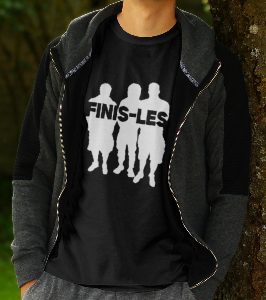 La Feve Store Finis Les Bold Figures White Silhouette Group T-Shirt