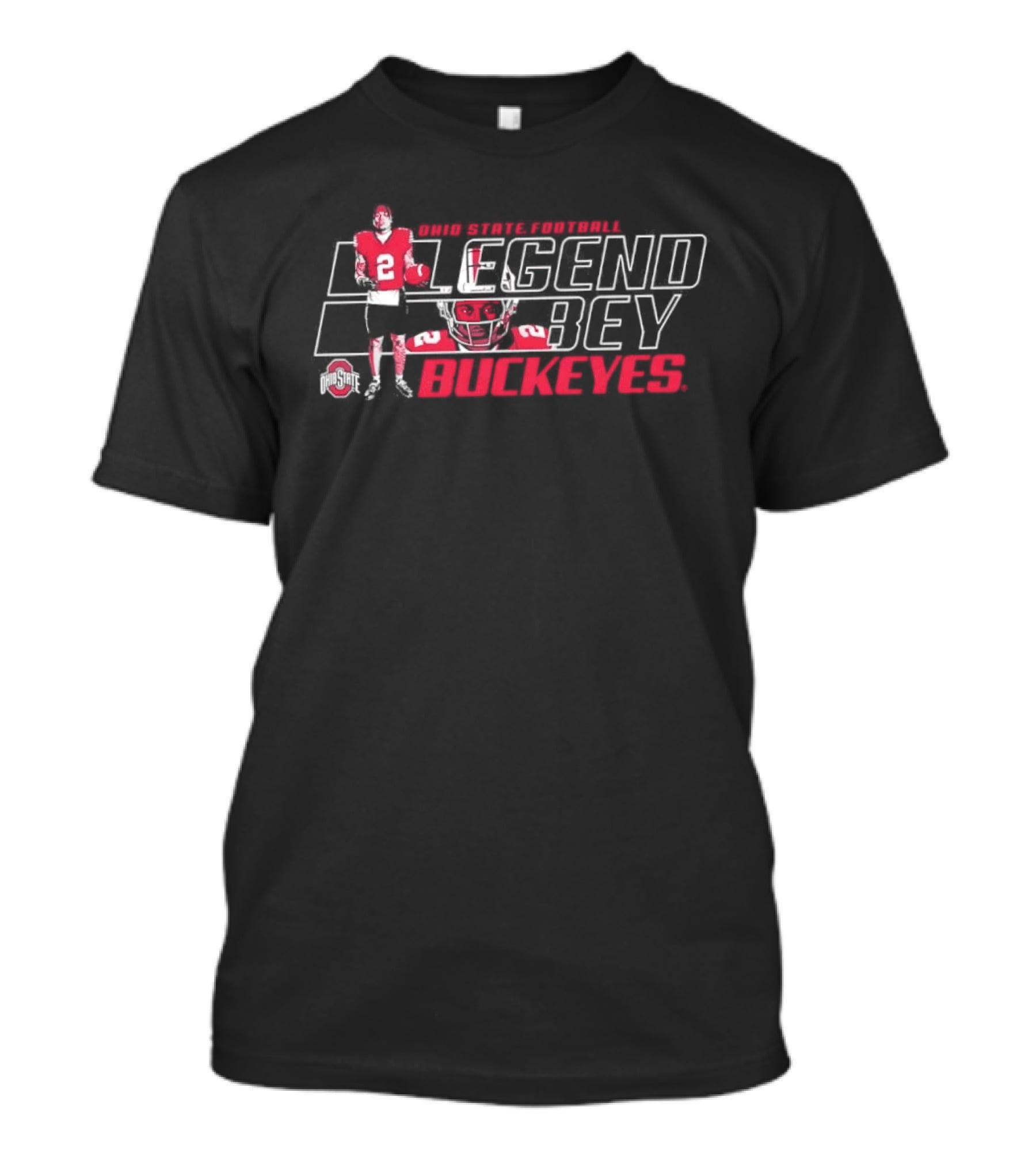 Ohio State Buckeyes Legend Bey No 2 Football Cowboys 2021 T-Shirt