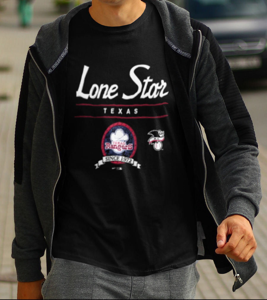 Texas Lone Star Texas Rangers Since 1972 AL MLB T-Shirt