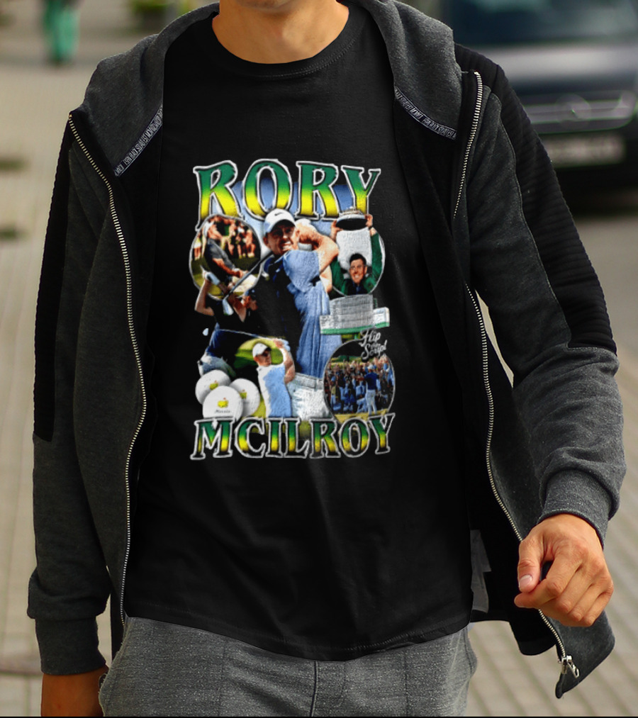 Rory McIlroy Flip The Script Golf Masters Tournament Highlights And Victories T-Shirt