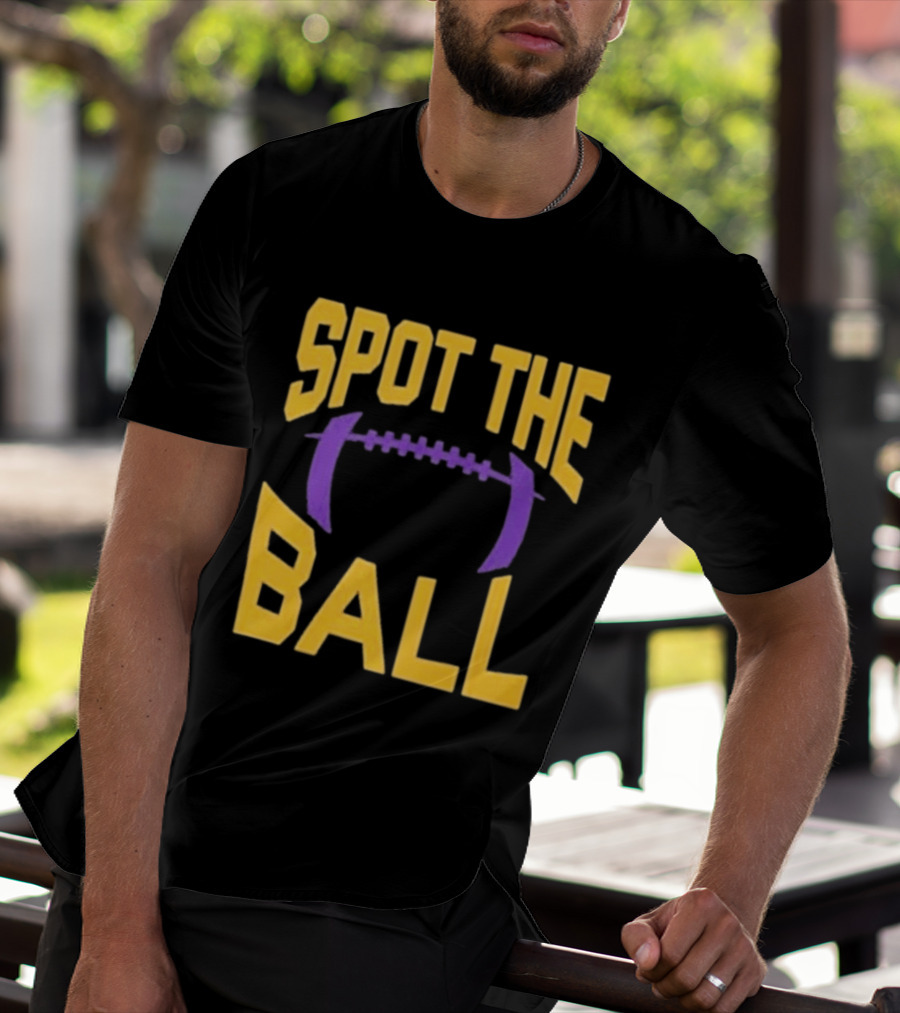 Spot The Ball Football Enthusiast Game Challenge T-Shirt