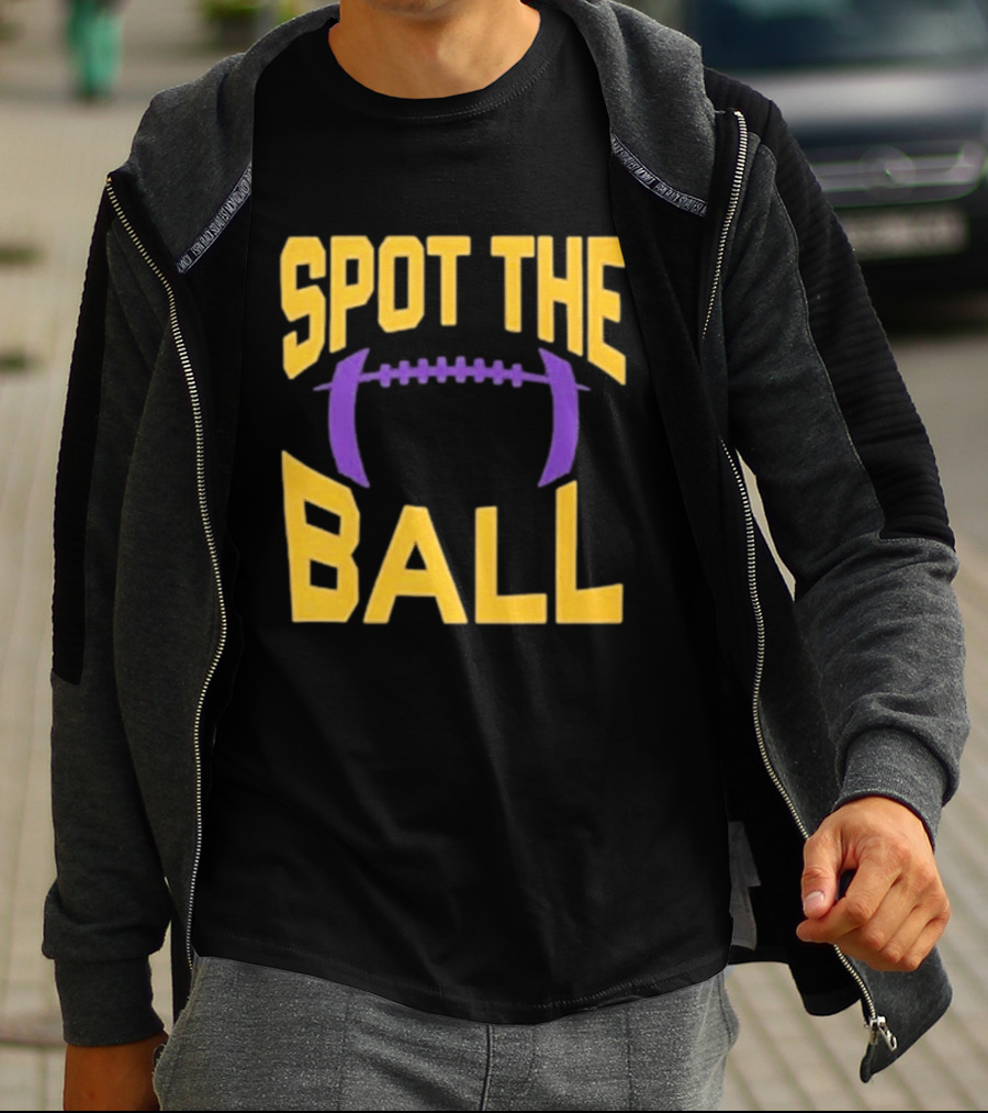 Spot The Ball Football Enthusiast Game Challenge T-Shirt
