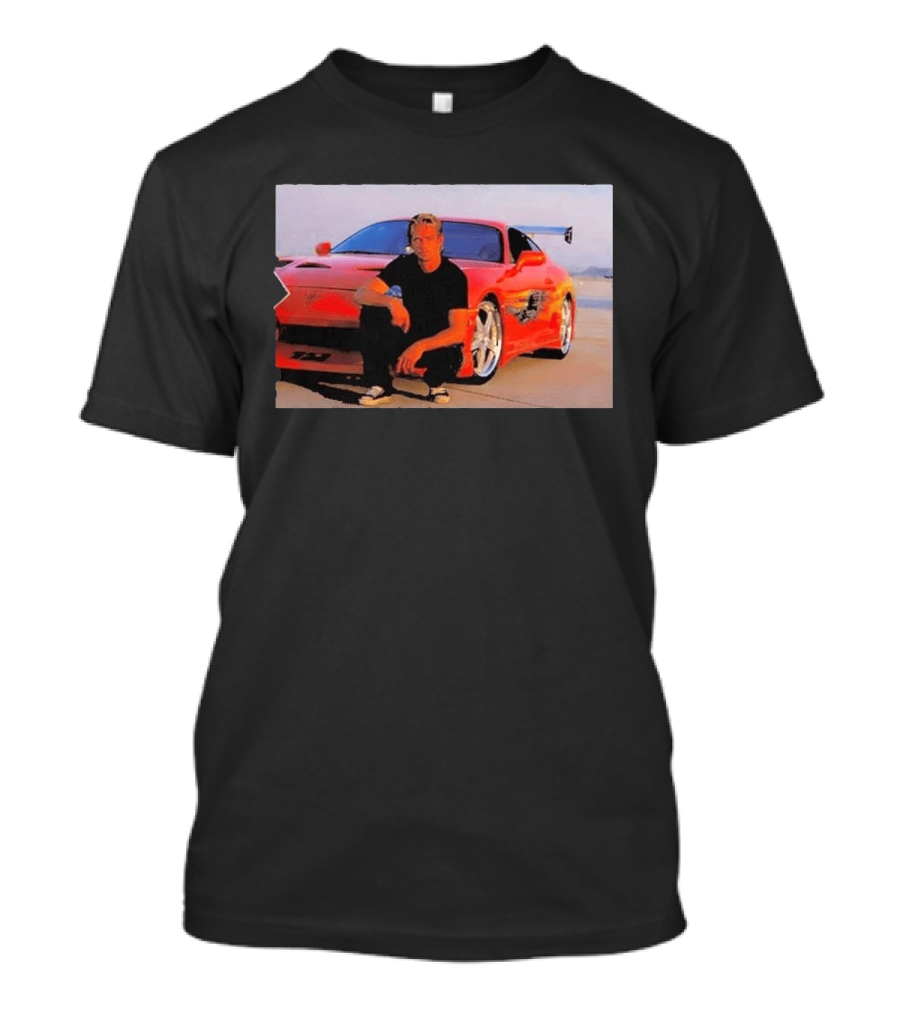 Dad Birthday Paul Walker Nissan Skyline R34 Father's Day Racing Fan T-Shirt