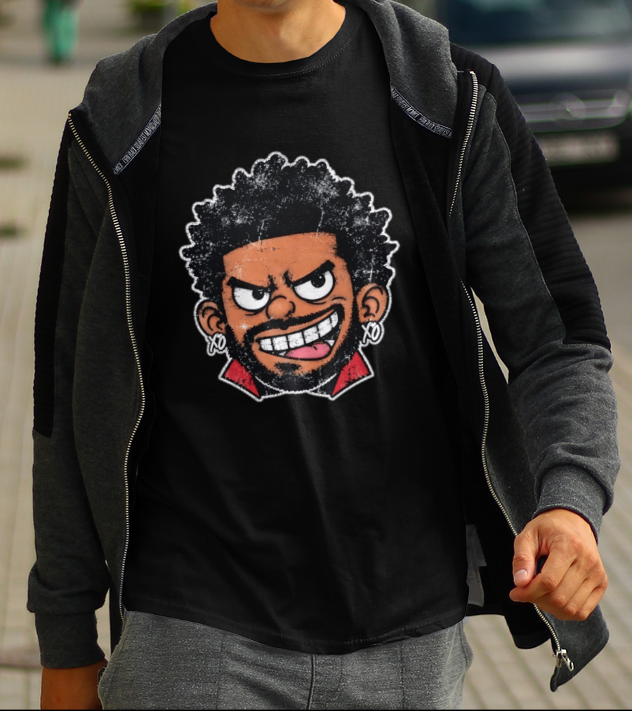 The Weeknd XO Earrings Cartoon T-Shirt