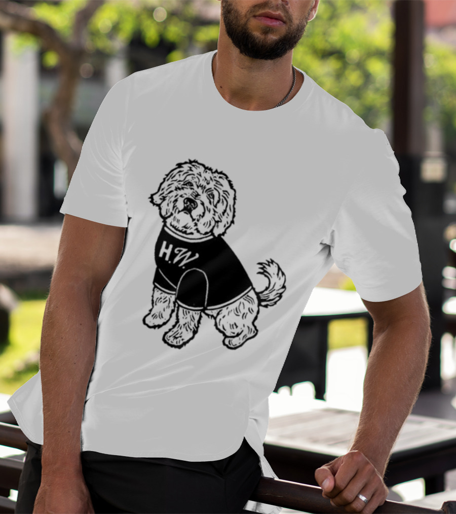 Hayley Williams Alf Raglan Dog Wearing T-Shirt