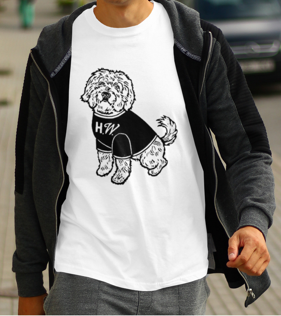 Hayley Williams Alf Raglan Dog Wearing T-Shirt