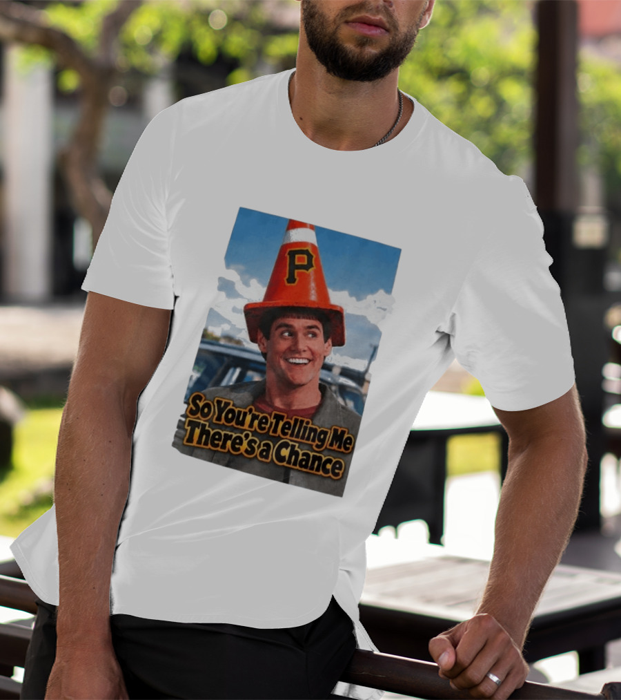 Jim Carrey Cone Hat P So You're Telling Me There's A Chance T-Shirt