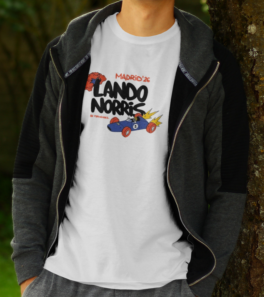 Maddio's Lando Norris Racing Car T-Shirt