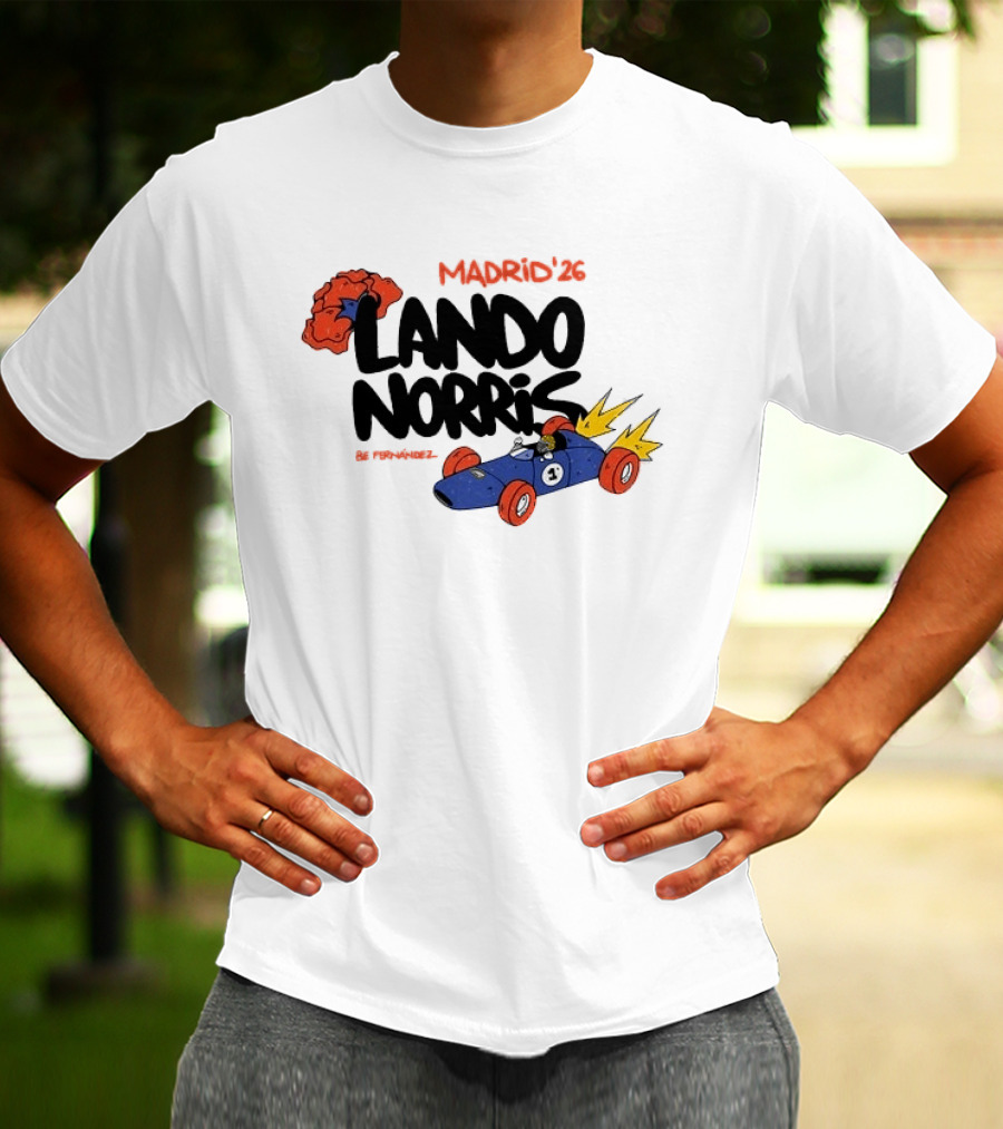 Maddio's Lando Norris Racing Car T-Shirt