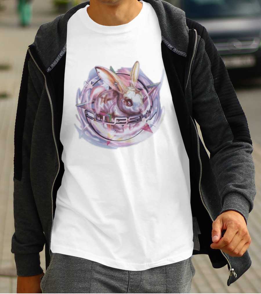 Shygirl Club Shy Rave Bunny Starburst T-Shirt