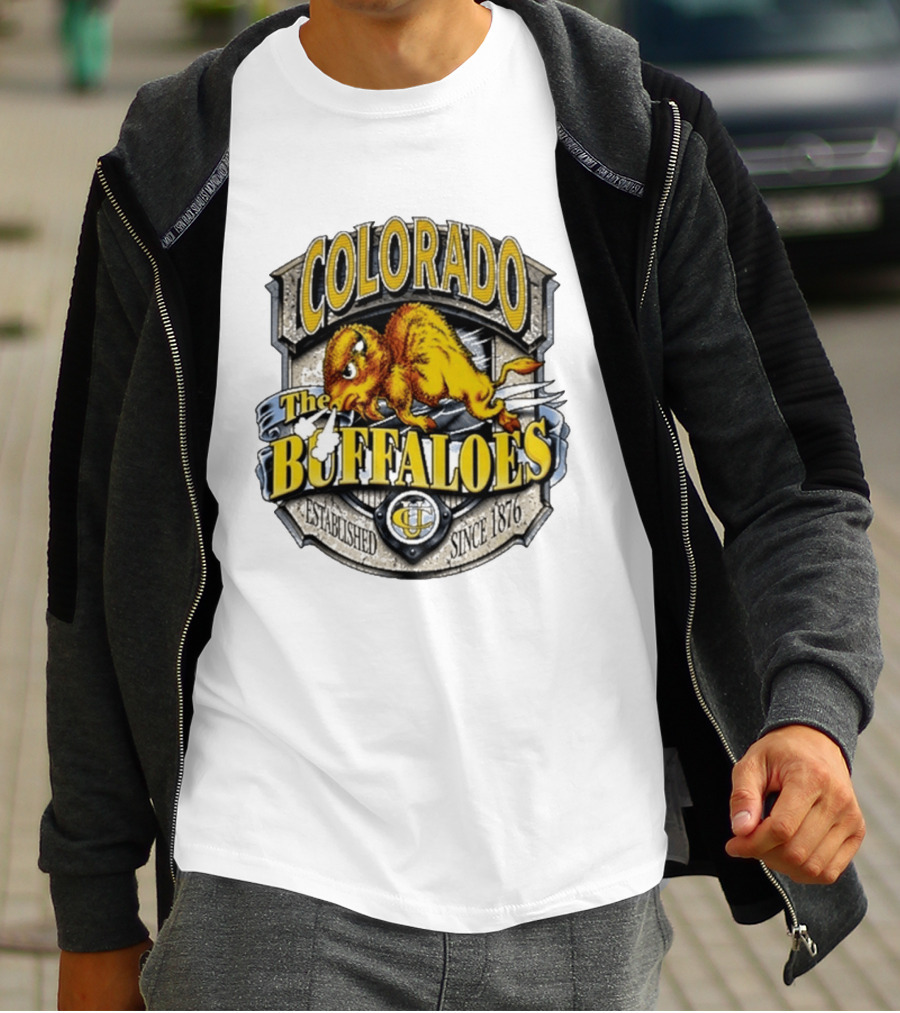 Colorado Buffaloes CU The Buffaloes Established Since 1876 T-Shirt