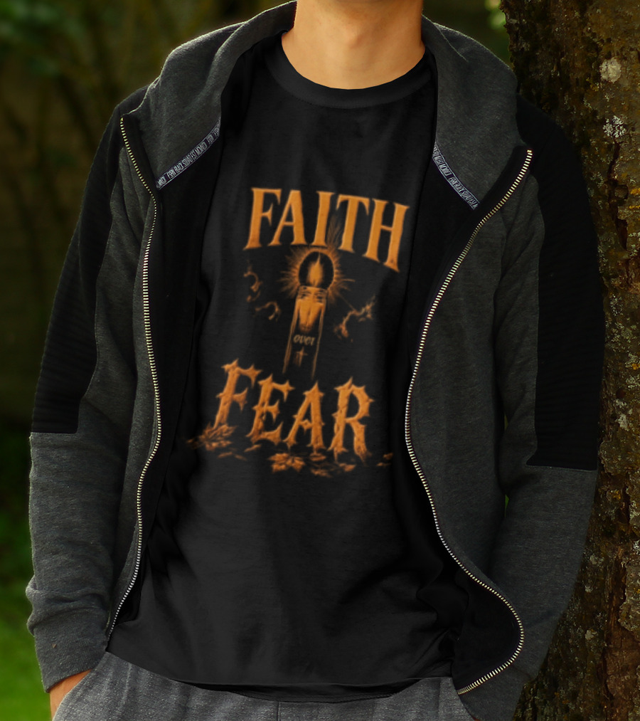 Faith Over Fear Spooky Halloween T-Shirt