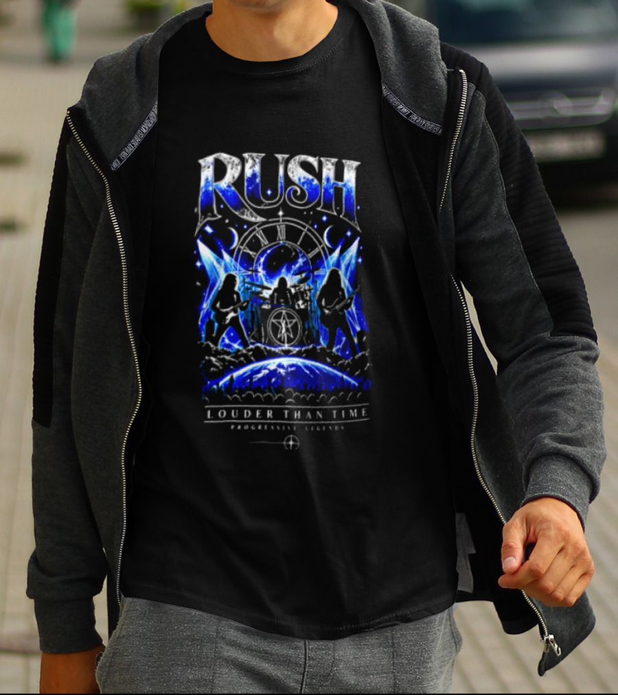 Rush Louder Than Time Closer To The Stars Progressive Legends T-Shirt