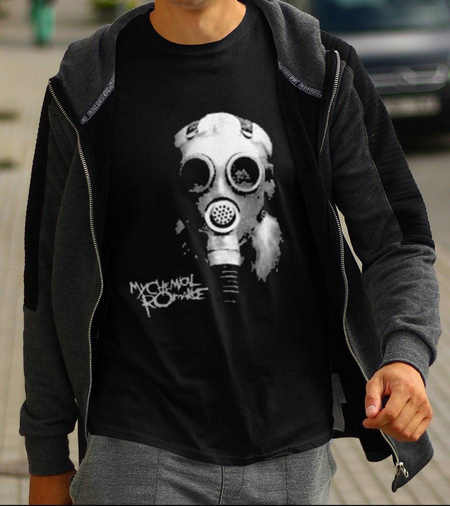 My Chemical Romance Gas Mask Mother War We're Damned Afterall T-Shirt